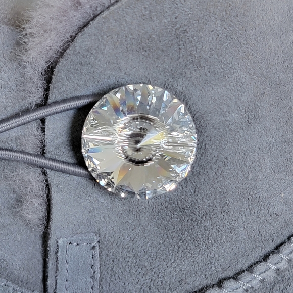 UGG Mini Bailey Button Bling Suede Boot - Picture 4 of 10